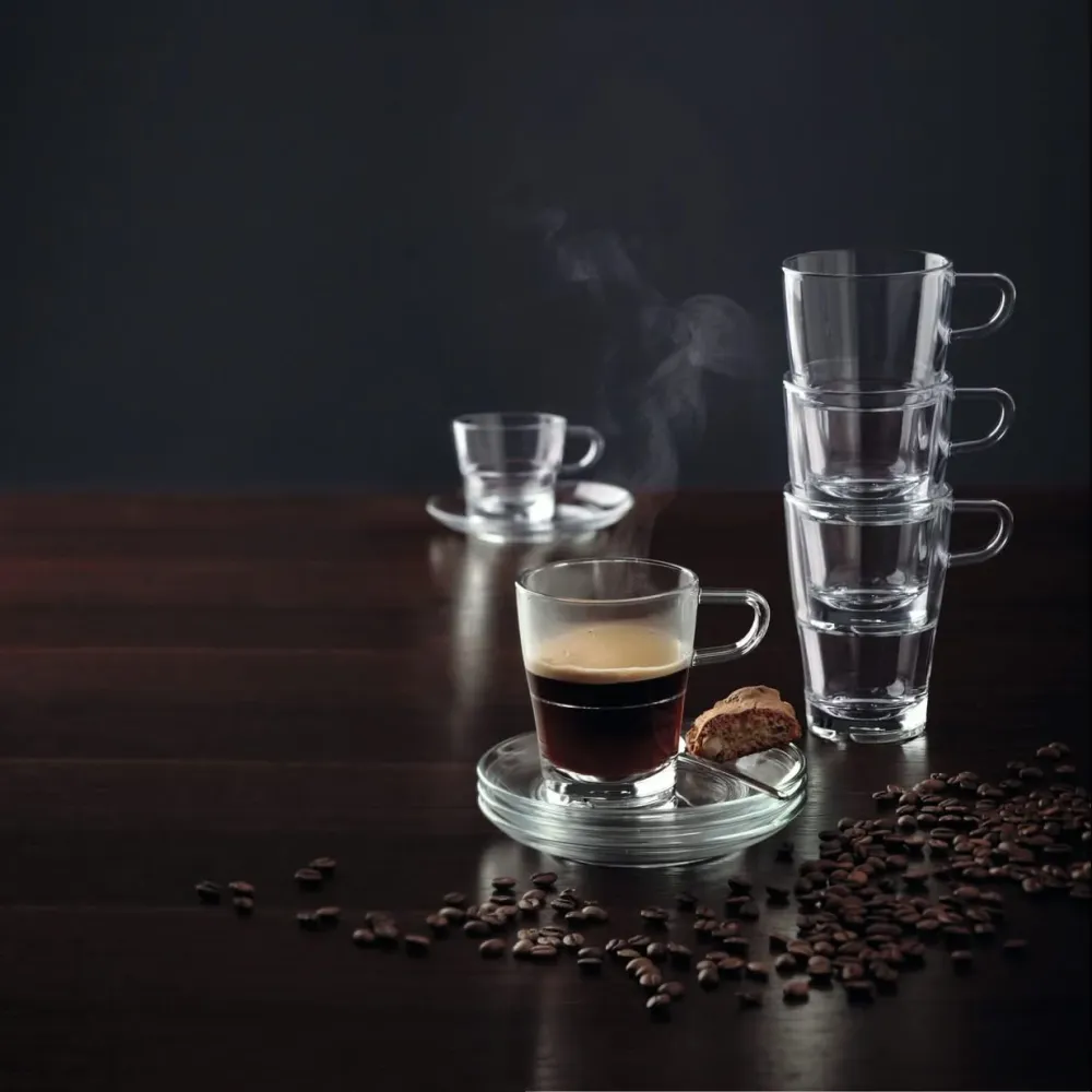 Leonardo Latte Macchiato Glazen Senso - Stapelbaar - 350 ml - 6 stuks