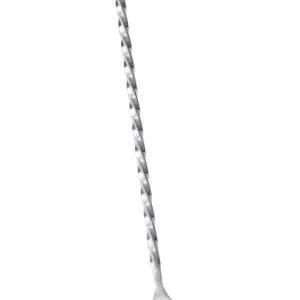 Leopold Vienna Barlepel met stamper, gedraaid Zilverkleurig Mat Roestvrij staal 304