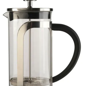 Leopold Vienna Koffie- en theemaker Shiny 1,0l (french press) Zilverkleurig Glanzend borosilicaatglas