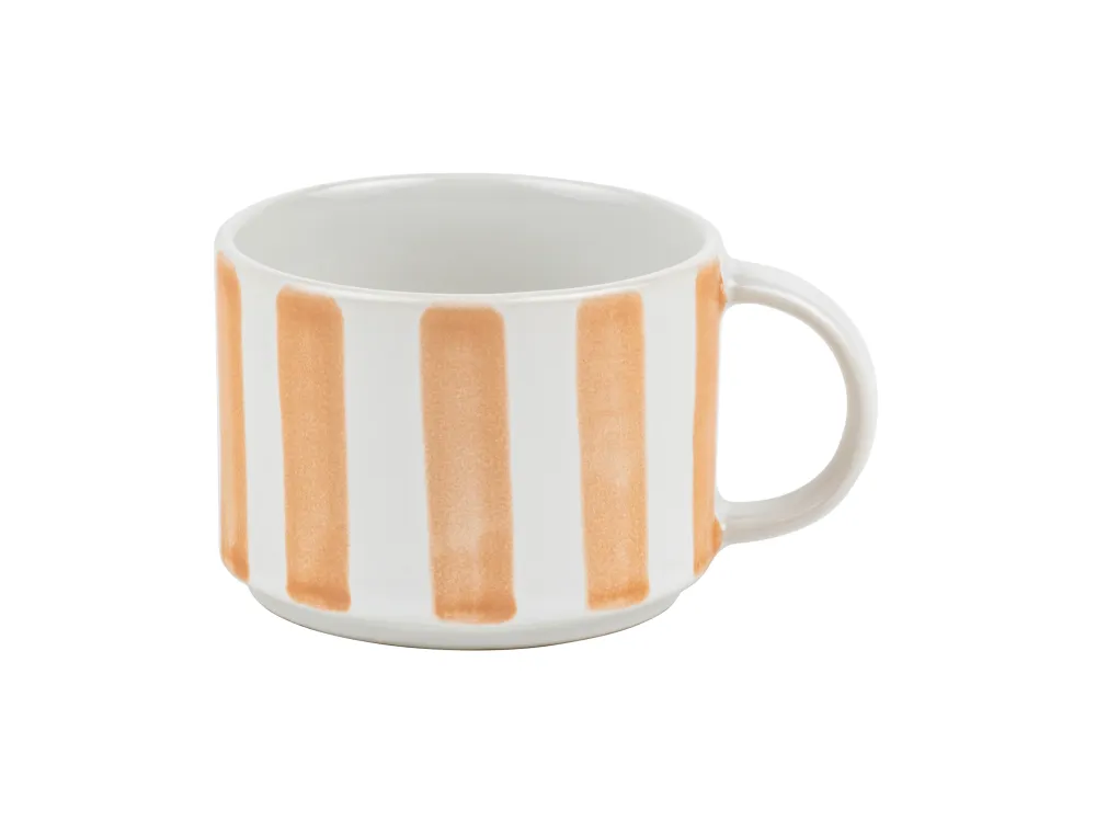 Leopold Vienna - Koffiekop Franca - set van 4 - streepdessin