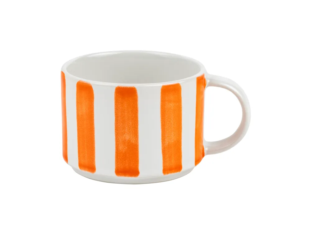 Leopold Vienna - Koffiekop Franca - set van 4 - streepdessin