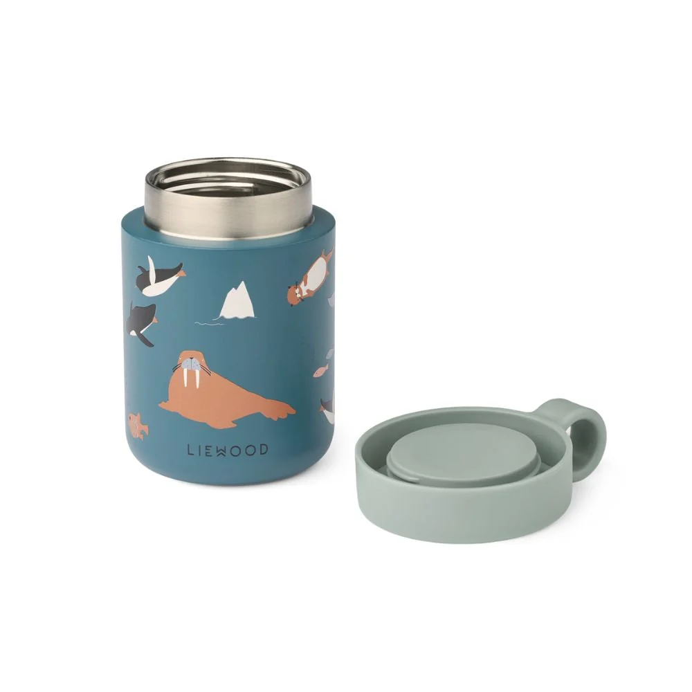 Liewood kinder lunchthermos Kiani Arctic Sea Ocean view 250ml