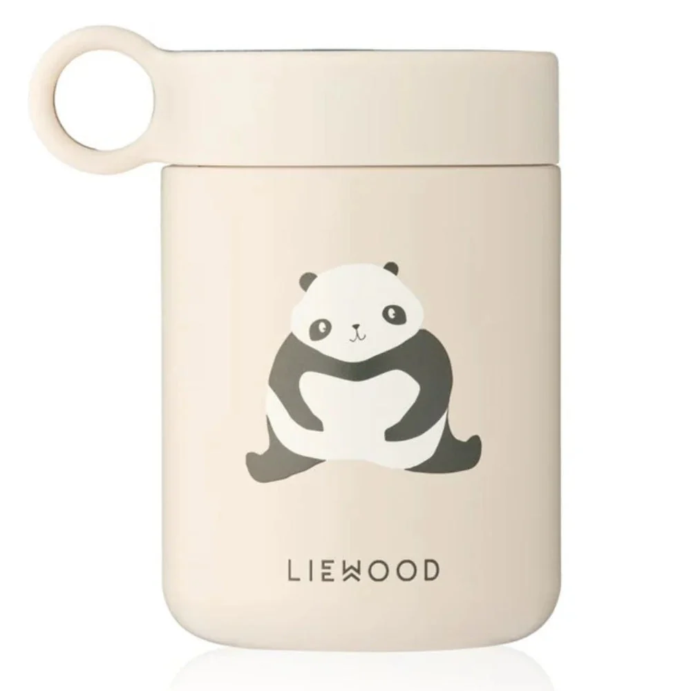 Liewood kinder lunchthermos Kiani Panda / Sandy 250 ml