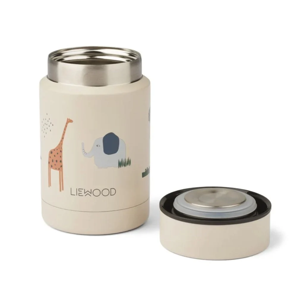 Liewood thermoskan voor kinderen Safari Sandy mix
