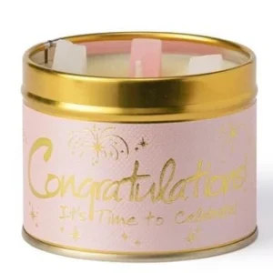 Lily flame geurkaars congratulations