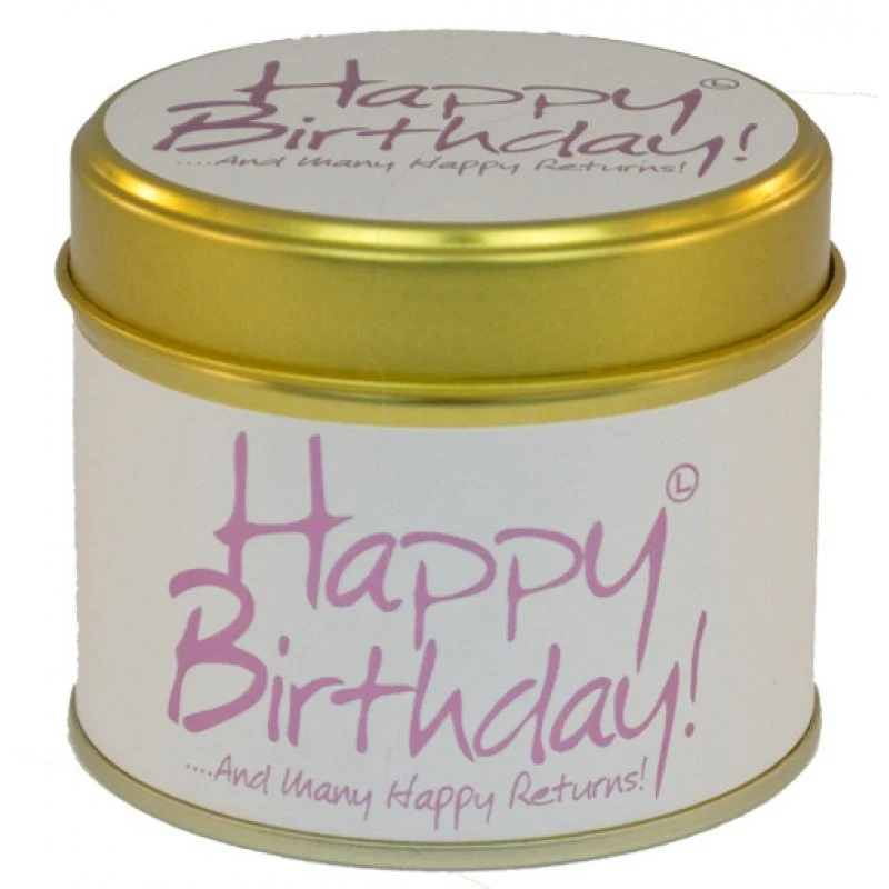 Lily Flame Geurkaars Happy Birthday