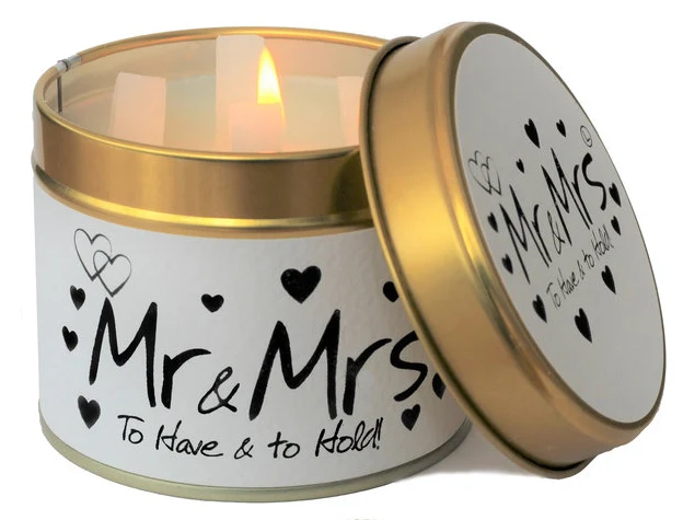 Lily Flame geurkaars Mr & Mrs