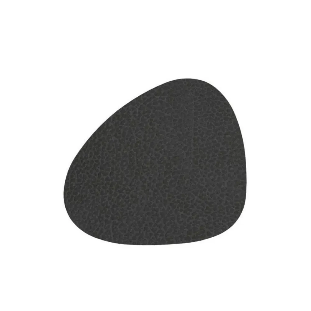 LIND DNA Glass Mat Curve 11x13cm Hippo Black-Anthracite