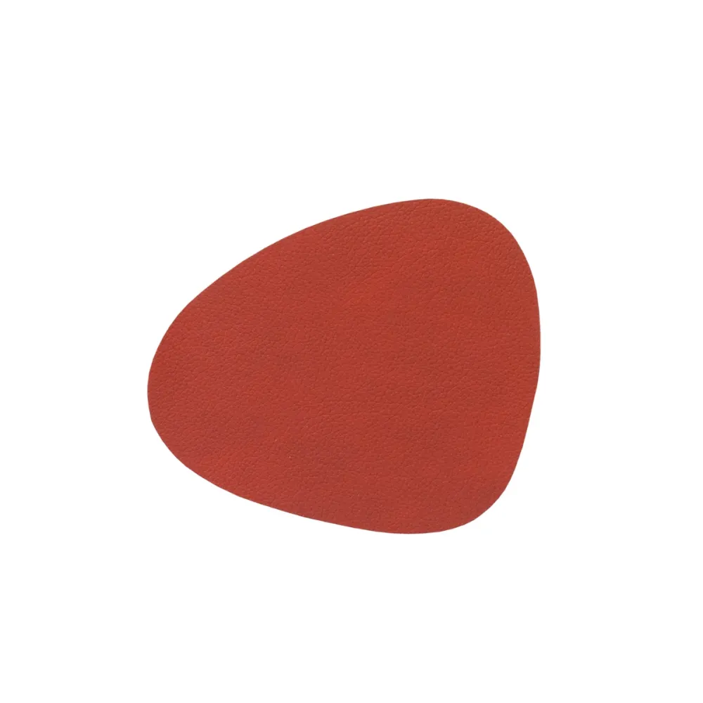 LIND DNA Glass Mat Curve 11x13cm Nupo Sienna