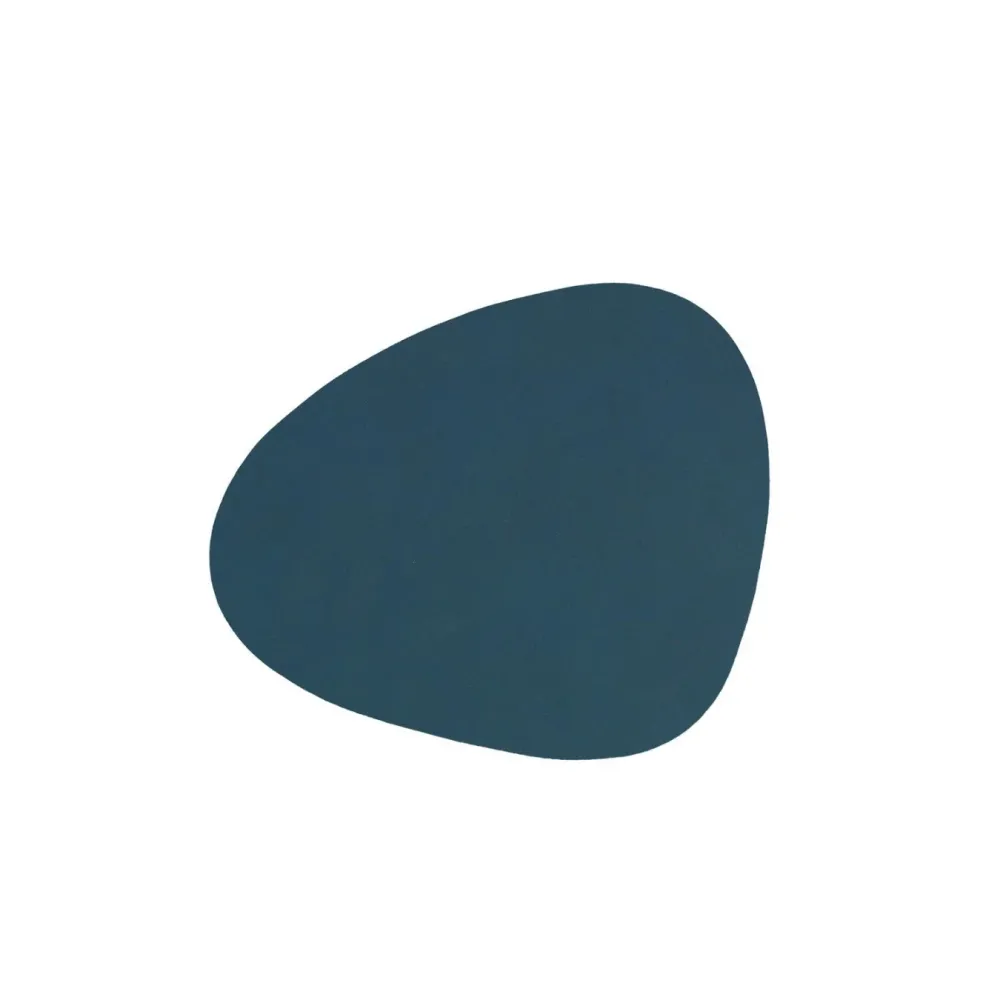 LIND DNA Glass Mat Curve 11x13cm Nupo Dark Blue