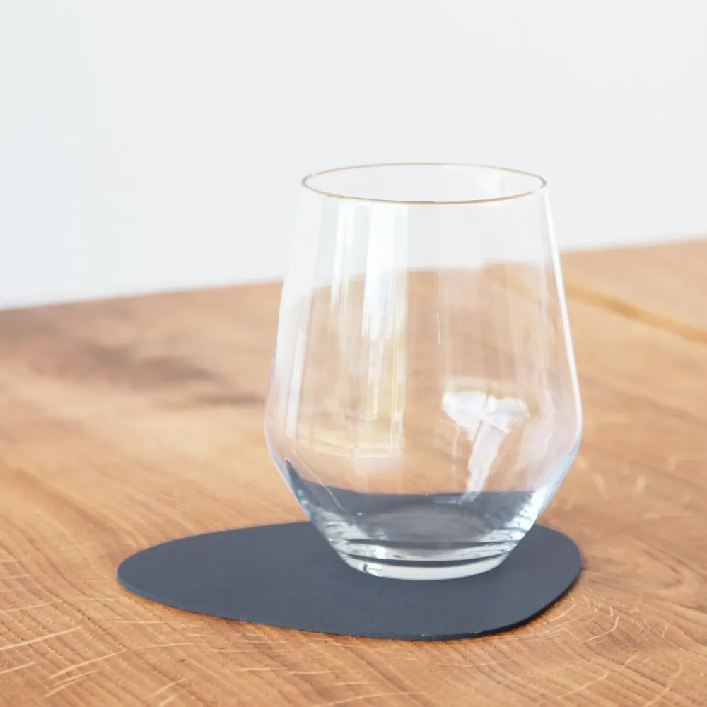 LIND DNA Glass Mat Curve 11x13cm Nupo Dark Blue