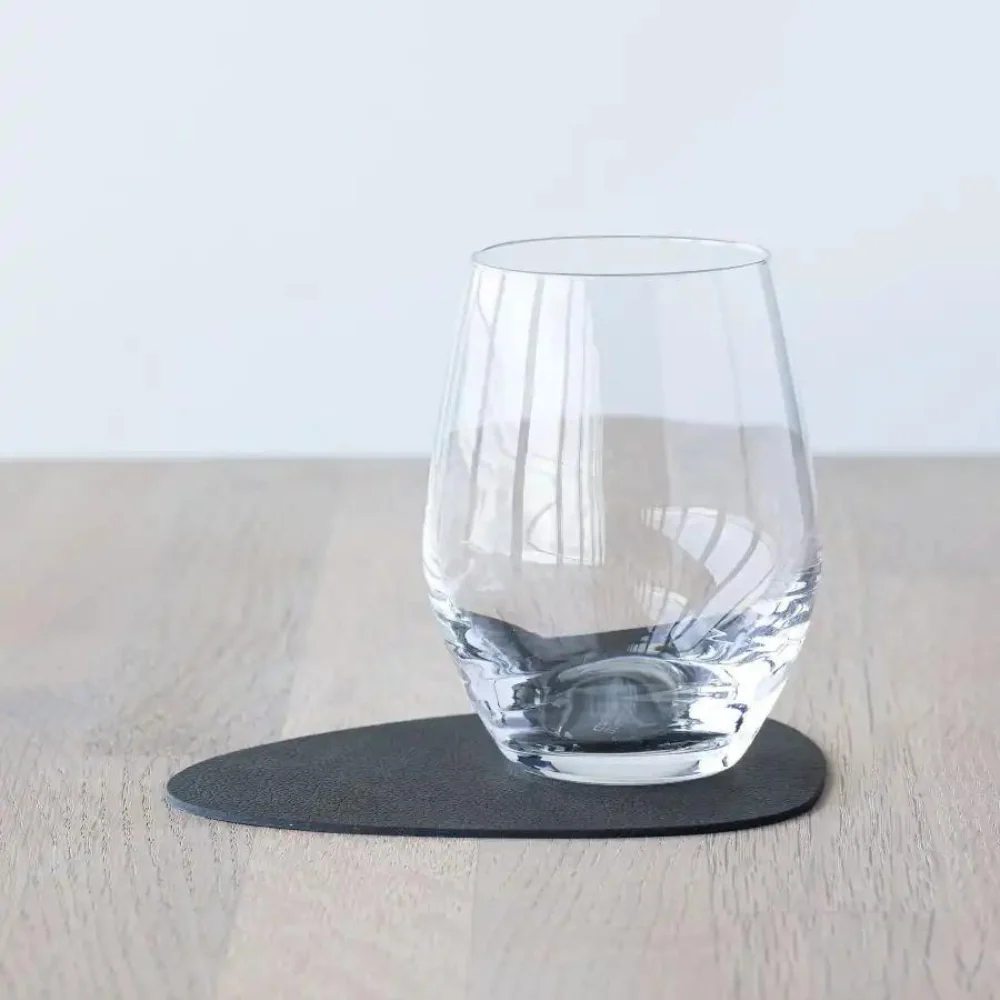 LIND DNA Glass Mat Curve 11x13cm Nupo Caviar