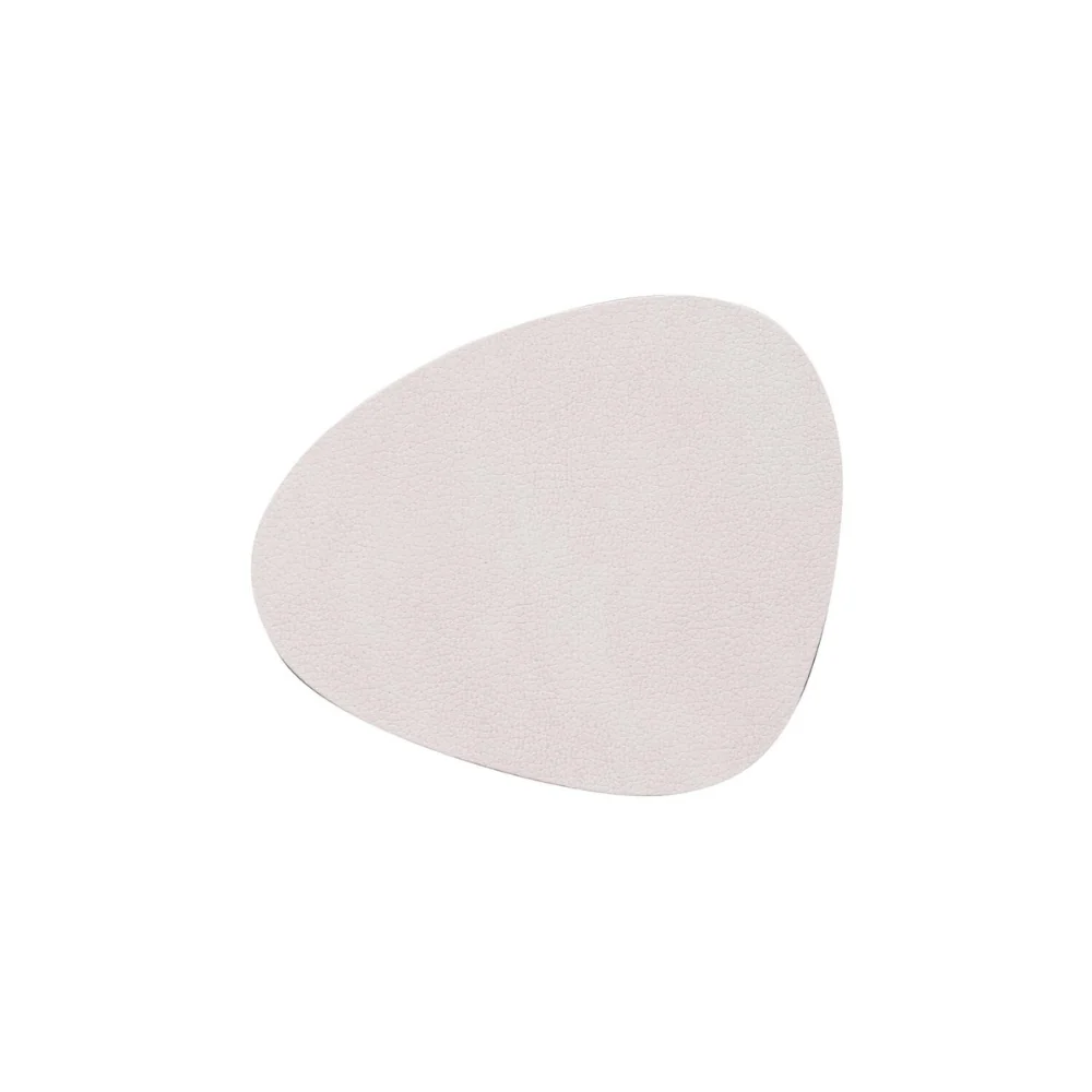 LIND DNA Glass Mat Curve 11x13cm Nupo Oyster White