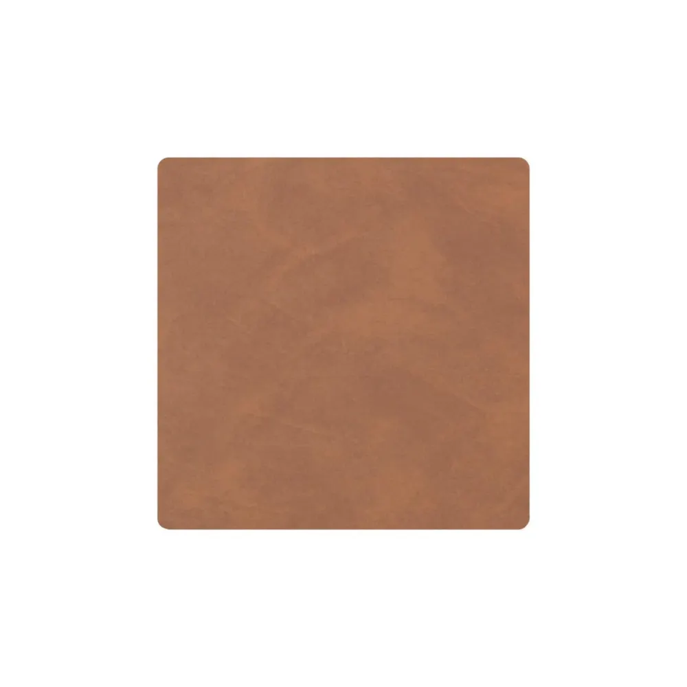 LIND DNA Glass Mat Square 10x10cm Nupo Brown