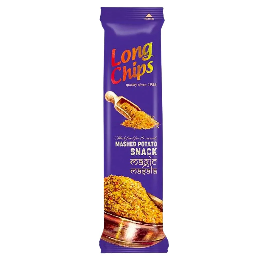 Long Chips Magic Masala, gekruide lange chips van 75g