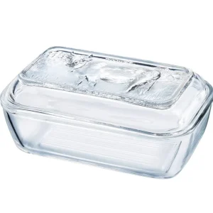 Luminarc Botervloot met Opdruk - glas
