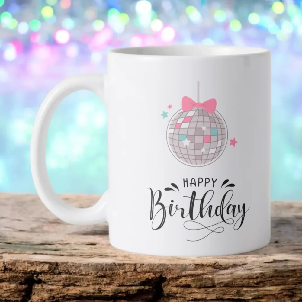 Happy Birthday Mok/Beker 350ml Macey's Candles & Decorations