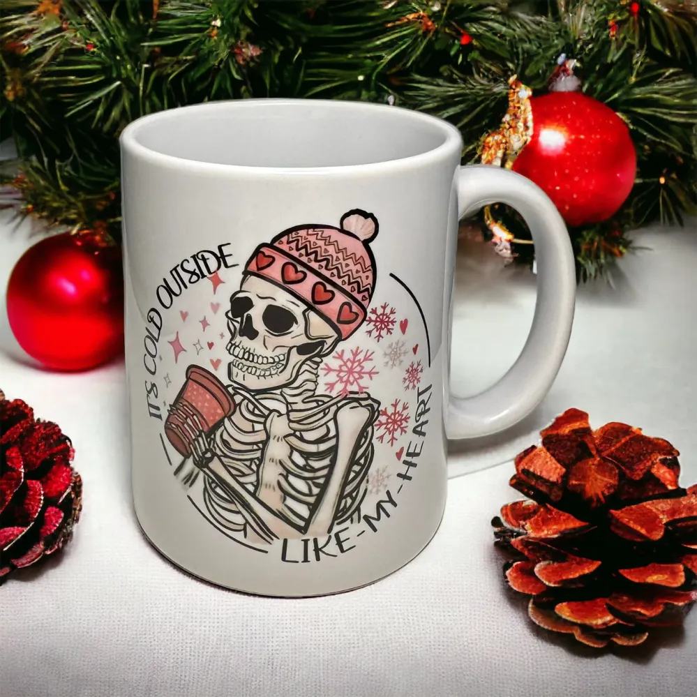 Its Cold Outside Beker Macey's Candles & Decorations