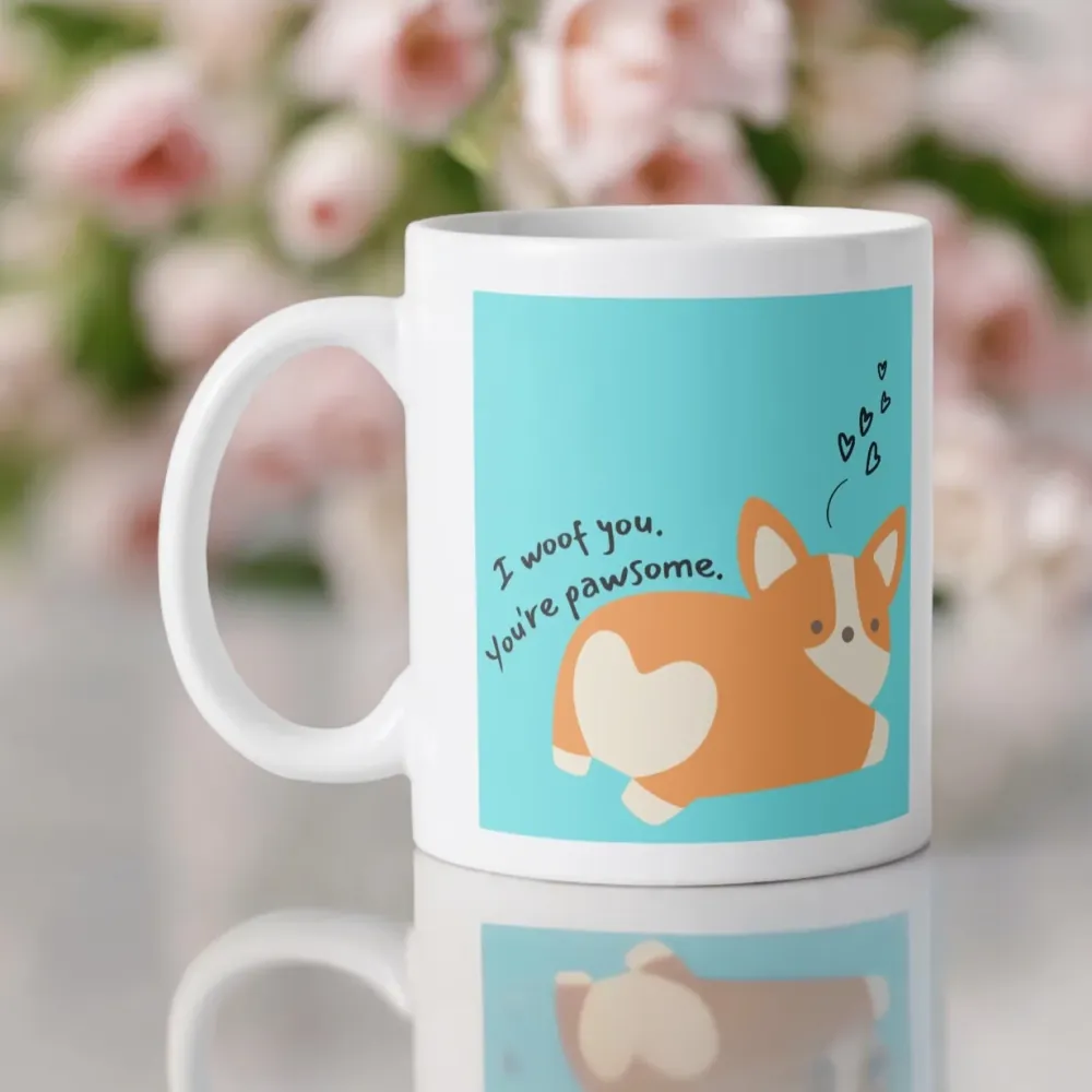 I Woof you Beker Macey's Candles & Decorations