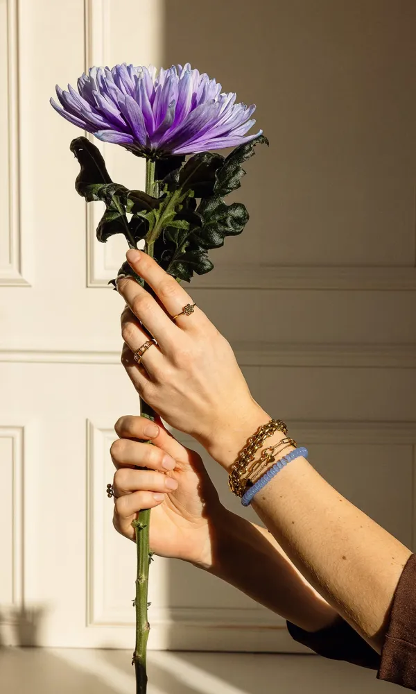 Madam label Armband hearts new goud