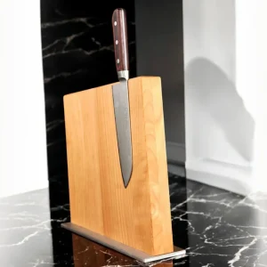 Magnetische design-messenblok van kersenhout