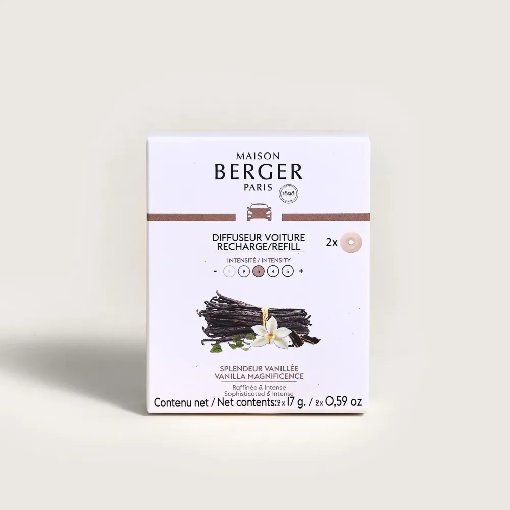 Maison Berger Autodiffuser navulling 2 stuks - Splendeur Vanillée