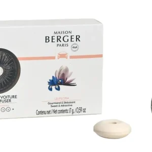 Maison Berger Autoparfum / Autodiffuser Gun Metal - Liliflora - Met Navulling