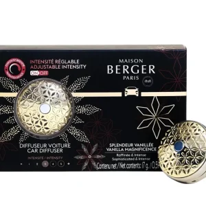 Maison Berger Autoparfum Startersset + 1 navulling Pomelis On/Off - Splendeur Vanillée - Met navulling