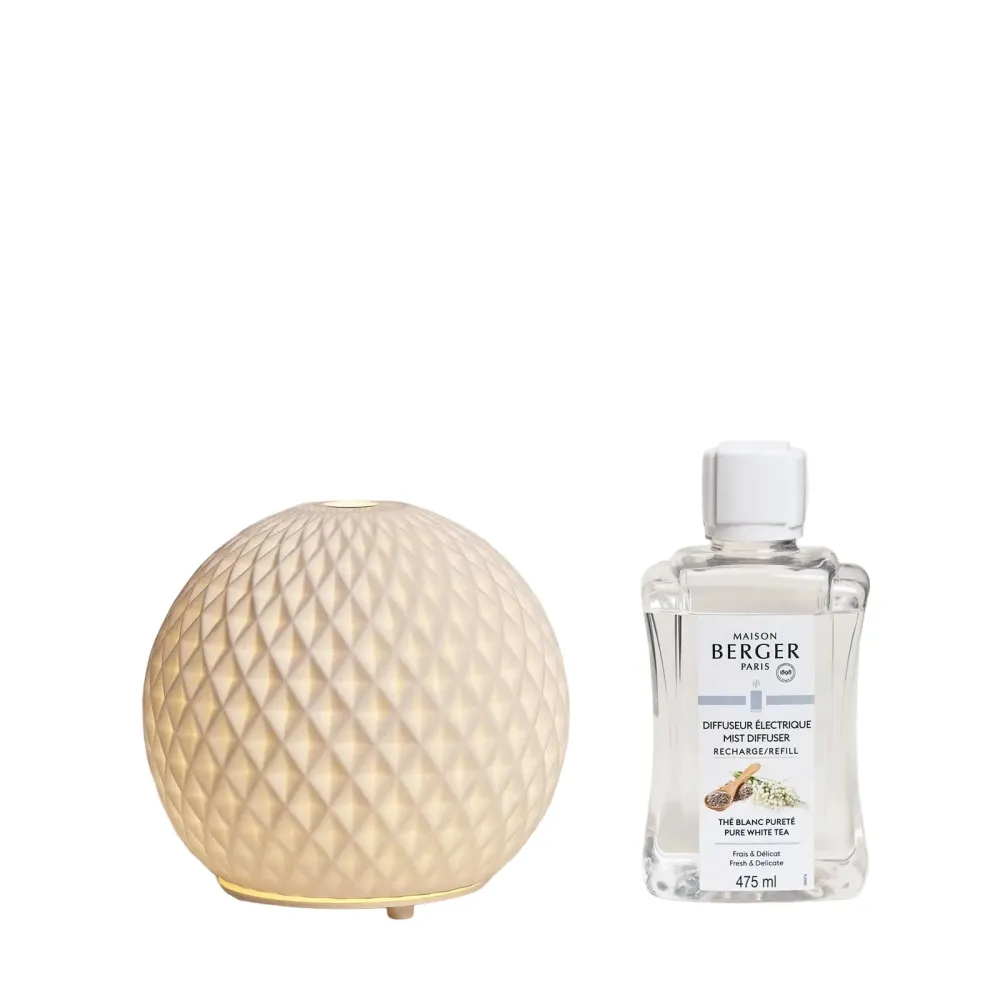 Maison Berger Mistdiffuser Sphère - Pure White Tea