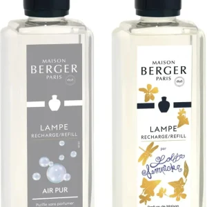 Maison Berger Navulling - voor geurbrander - So Neutral + Lolita Lempicka - 2 x 500 ml