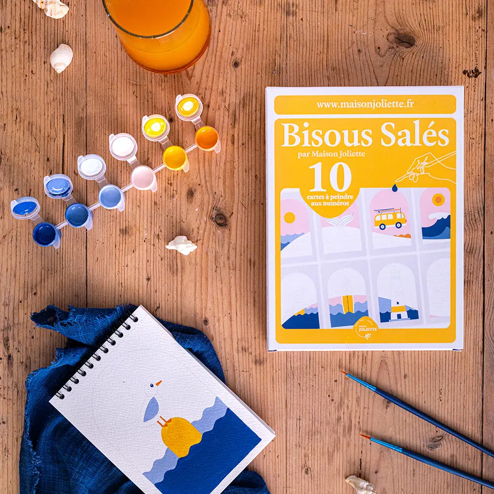 Schilderen op nummer Bisous salés Maison Joliette