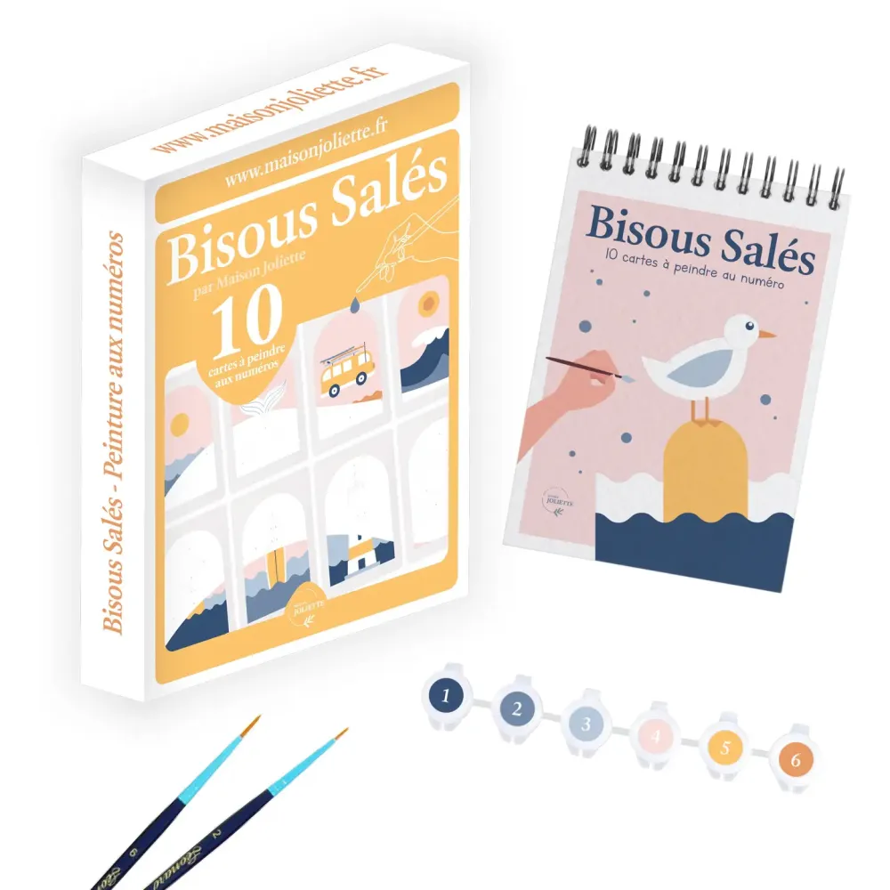 Schilderen op nummer Bisous salés Maison Joliette