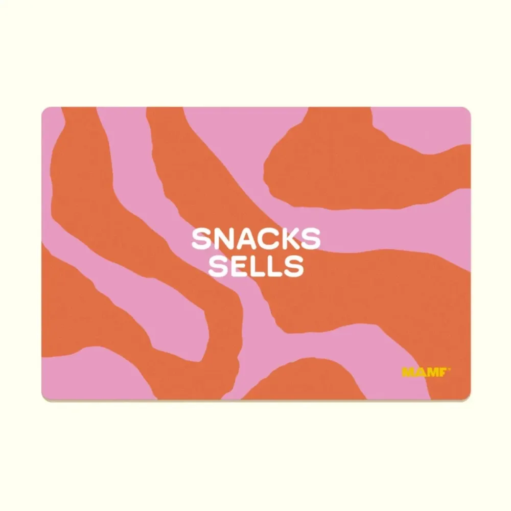 Mamf ontbijtplank "Snacks sells"