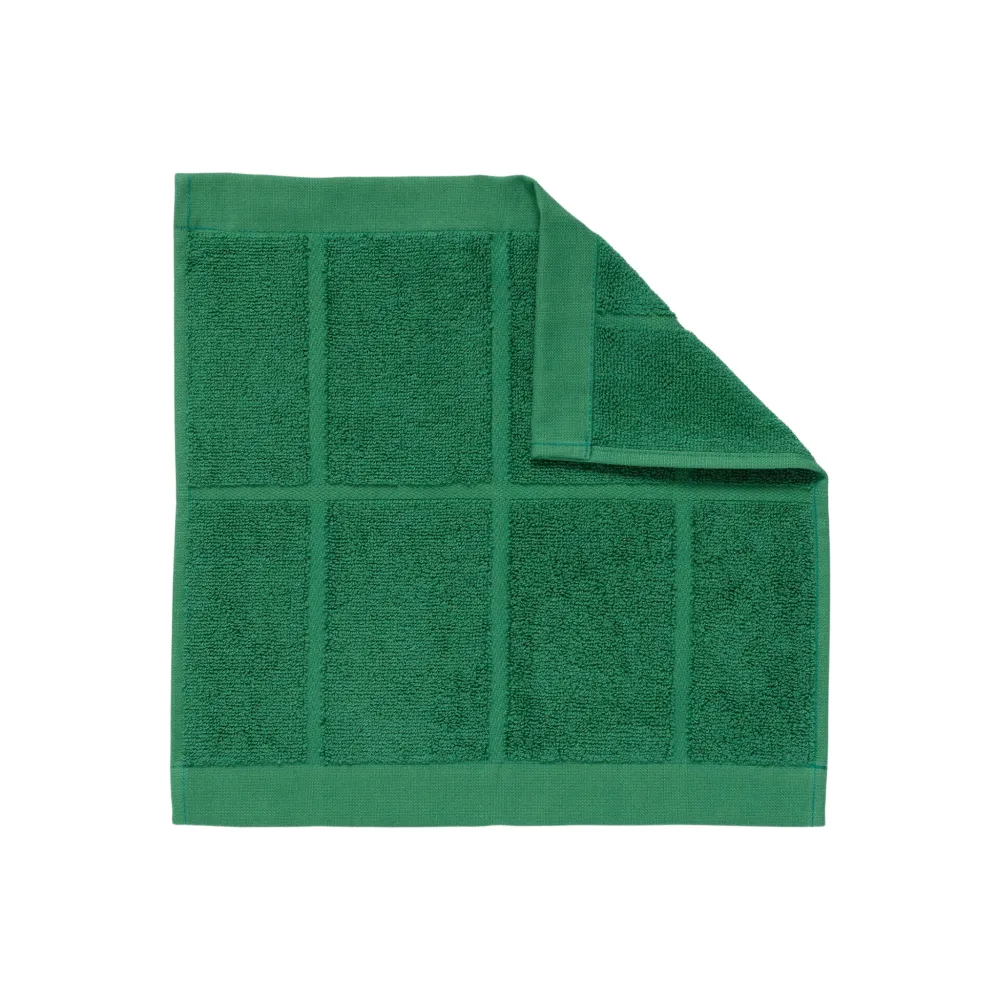 Marimekko Tiiliskivi Mini Handdoek Groen 30/30