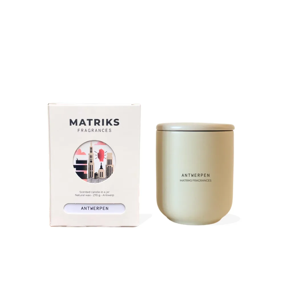 Matriks Fragrances Geurkaars Keramiek Antwerpen 270 g