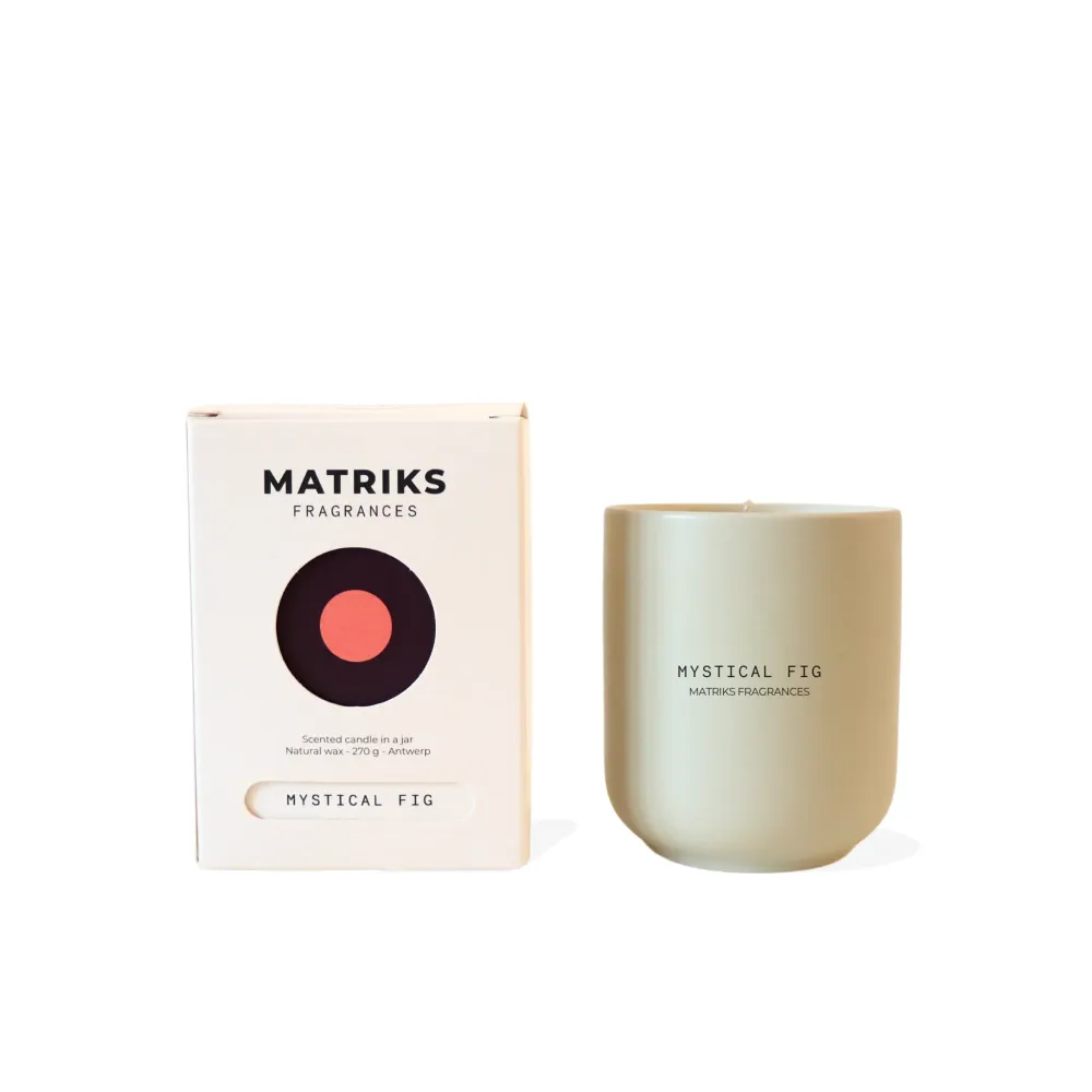 Matriks Fragrances Geurkaars Keramiek Mystical Fig 270 g