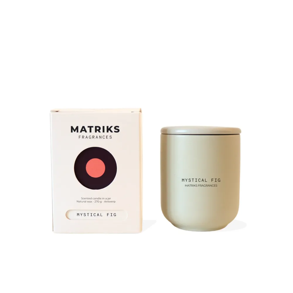 Matriks Fragrances Geurkaars Keramiek Mystical Fig 270 g