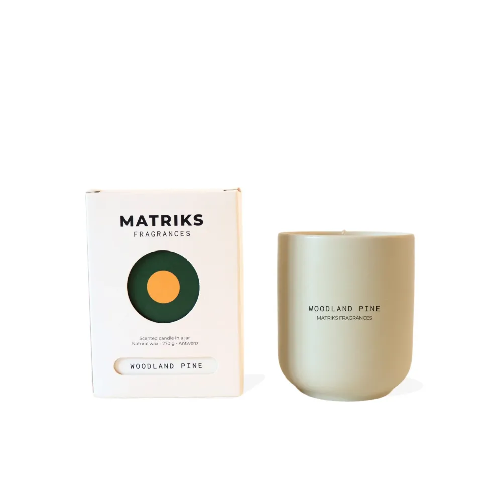 Matriks Fragrances Geurkaars Keramiek Woodland Pine 270 g