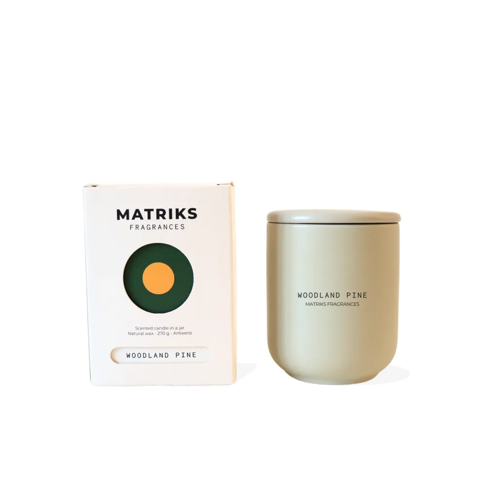Matriks Fragrances Geurkaars Keramiek Woodland Pine 270 g