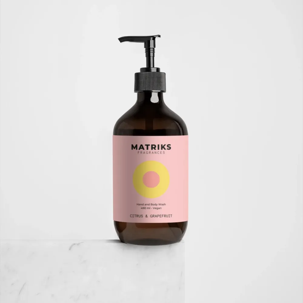 Matriks Fragrances Hand & Body Wash Citrus & Grapefruit 490 ml