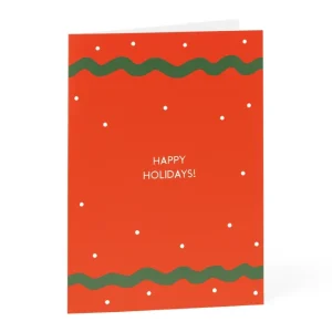 Matriks Kerst- en Nieuwjaarskaart Happy Holidays!