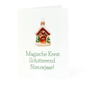 Matriks Kerst- en Nieuwjaarskaart Magische Kerst Schitterend nieuwjaar!