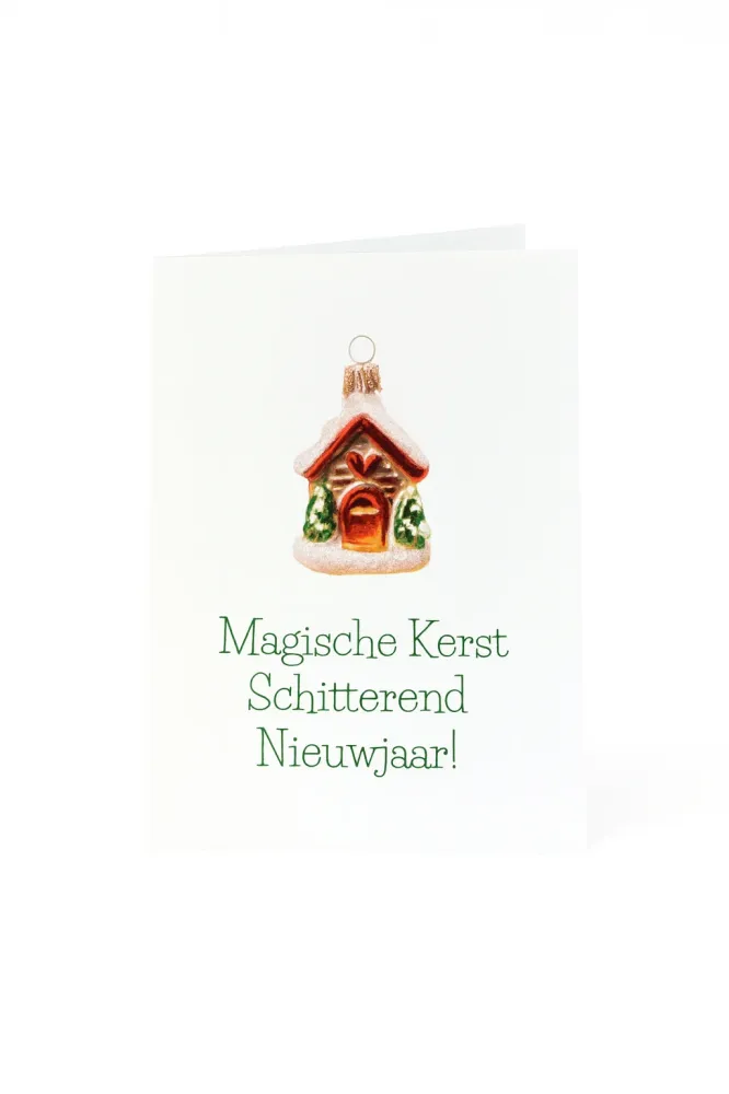 Matriks Kerst- en Nieuwjaarskaart Magische Kerst Schitterend nieuwjaar!