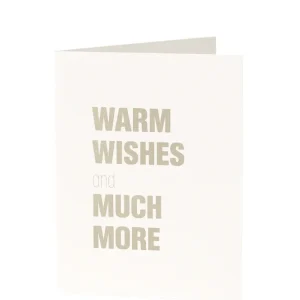 Matriks Kerst- en Nieuwjaarskaart Warm Wishes and Much More!