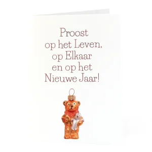 Matriks Nieuwjaarskaart Proost op het Leven!