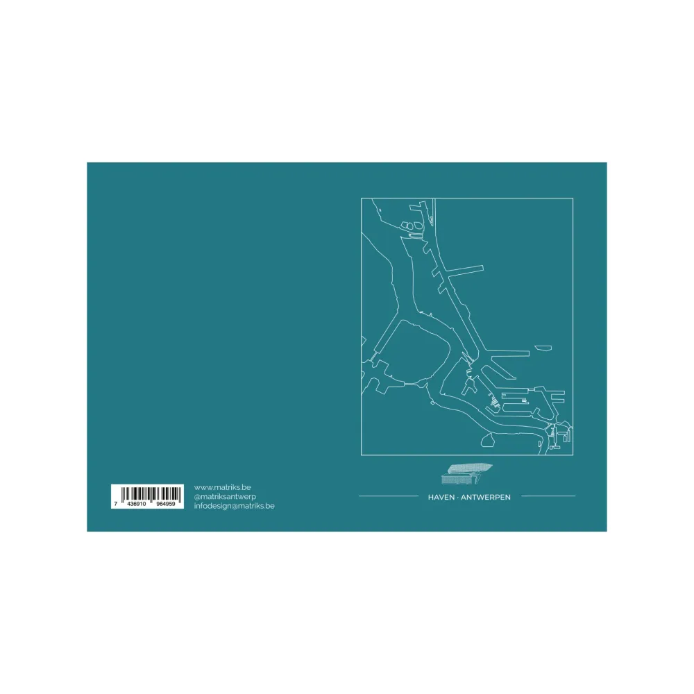 Matriks Postkaart Antwerpen Haven Dubbel A6