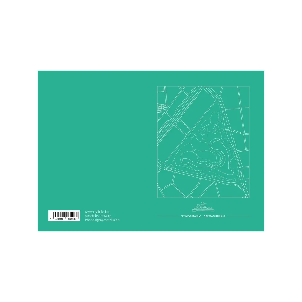Matriks Postkaart Antwerpen Stadspark Dubbel A6