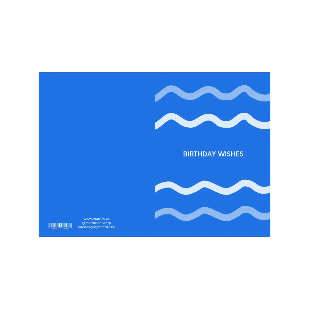 Matriks JL Postkaart Birthday Wishes Dubbel