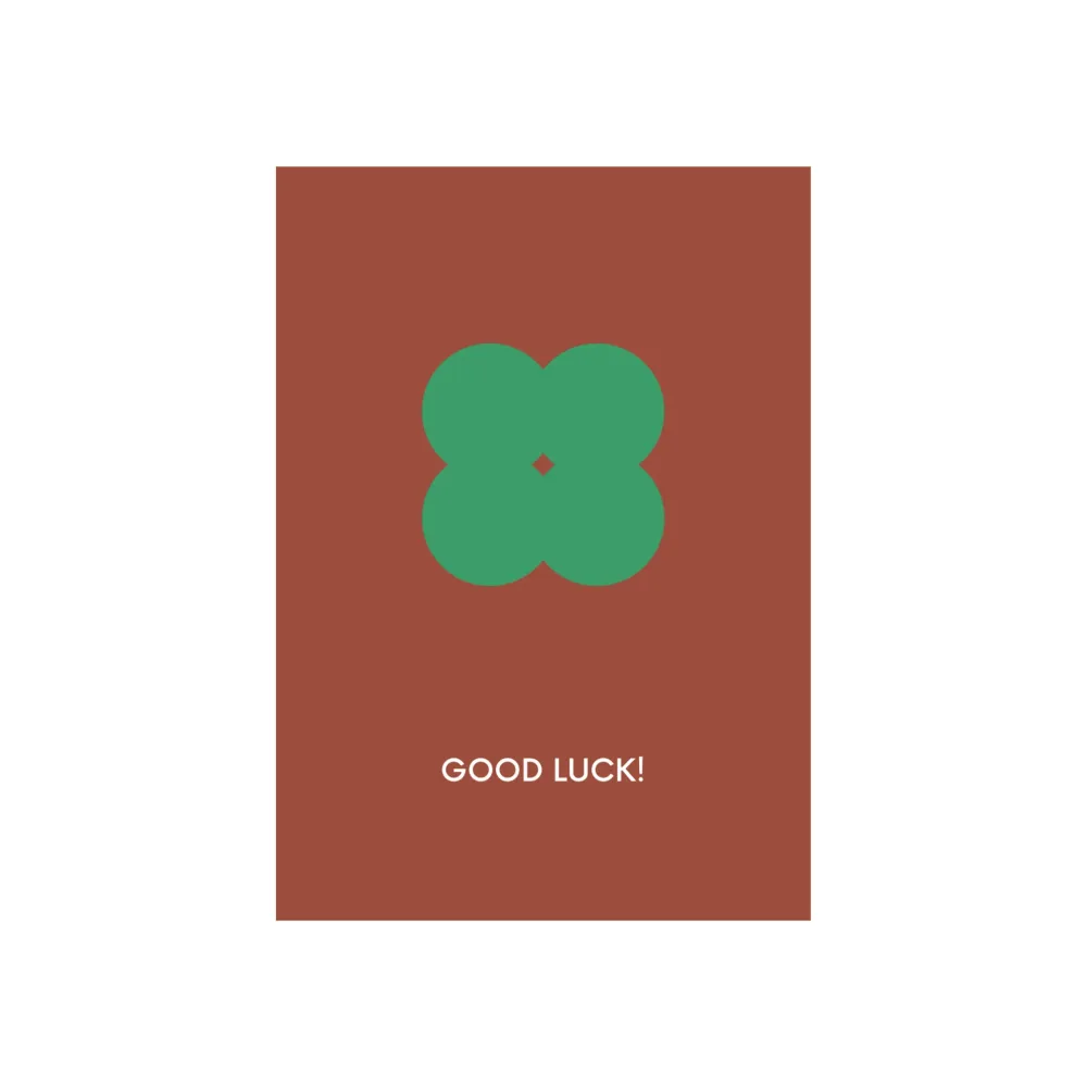 Matriks JL Postkaart Good Luck Dubbel