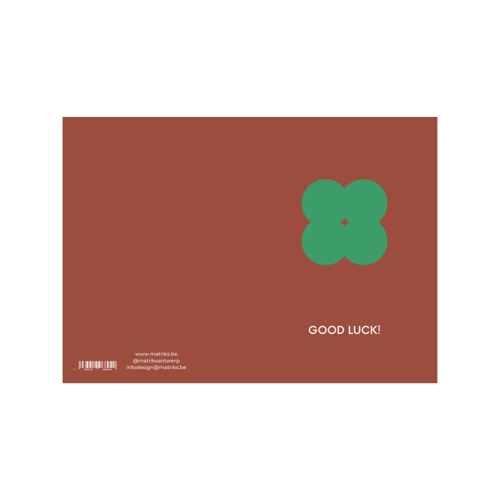 Matriks JL Postkaart Good Luck Dubbel